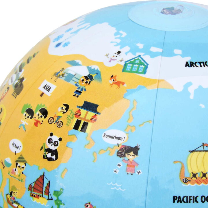 お取り寄せ】【お取り寄せ】地球儀 ビーチボール 50cm タイガートライブ 世界地図 知育玩具 海 プール 水遊びグッズ 外遊び おもちゃ インテリア ビーチボール 地球儀 ビーチボール 知育玩具 プール おもちゃ キッズ 世界地図