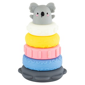 おもちゃ ベビー つみかさねシリコンパズル コアラちゃん （ 送料無料 シリコンパズル パズル 知育玩具 コアラ 子供 乳児 赤ちゃん 0歳 男の子 女の子 出産祝い オモチャ 知育 歯固め シリコン こあら かわいい プレゼント ） 【39ショップ】