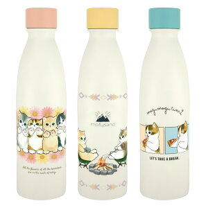 水筒 炭酸ボトル 530ml mofusand ( マグボトル ステンレスボトル ダイレクトボトル スクリュー 直飲み 保温 保冷 炭酸飲料対応 モフサンド マグ ボトル ステンレス 直のみ スリム ダイレクト 炭