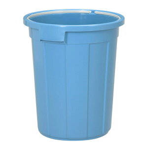 ゴミ箱 45L 本体のみ ニューセレクトペール ( ごみ箱 本体 45リットル 大容量 丸型 屋外 分別 直径43 ふた別売り 大型 ペール ダストボックス 外用 丈夫 食品衛生法適合 収納 青 日本製 ) 【39