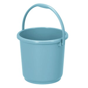 バケツ 10L ニューセレクトバケツ 本体 ( ばけつ 10リットル 目盛り付き 清掃用具 清掃用品 食品衛生法適合 シンプル ブルー 日本製 )【39ショップ】