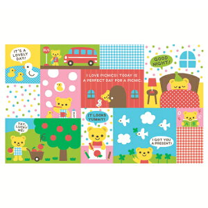 レジャーシート くまの1日 遠足マット 子供用 ( レジャーマット ピクニックシート 敷物 ピクニックマット 子供用レジャーシート ) 【39ショップ】