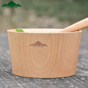 ボウル 木製 直径10.5×6cm Mサイズ アウトドア ブナカップ FORESTABLE 籐芸 ( 器 食器 フリーカップ 木 軽い 軽量 キャンプ 洋食器 テーブルウェア 天然木 取り皿 バーベキュー BBQ ) 【39ショップ