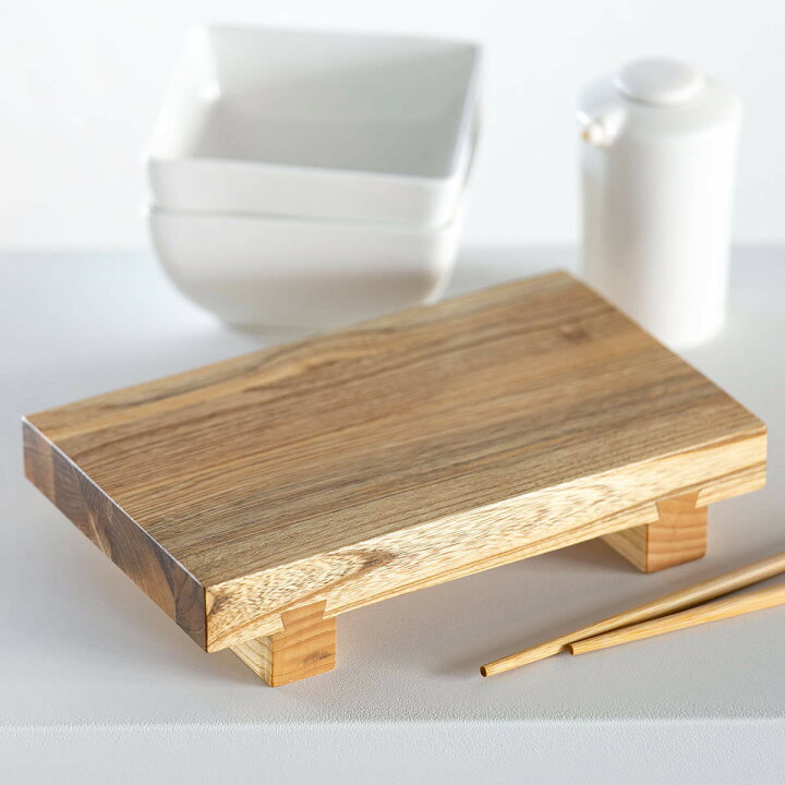 楽天市場】寿司下駄 L 22cm SUSHIGETA 天然木 （ 寿司盛り台 寿司ゲタ 