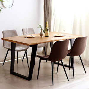 ダイニングテーブル 幅150cm ノト 木製 オーク突板 ( 送料無料 4人掛け 4人用 テーブル 食卓 天然木 長方形 完成品 木目調 一枚板風 北欧風 スタイリッシュ モダン おしゃれ ) 【39ショップ】