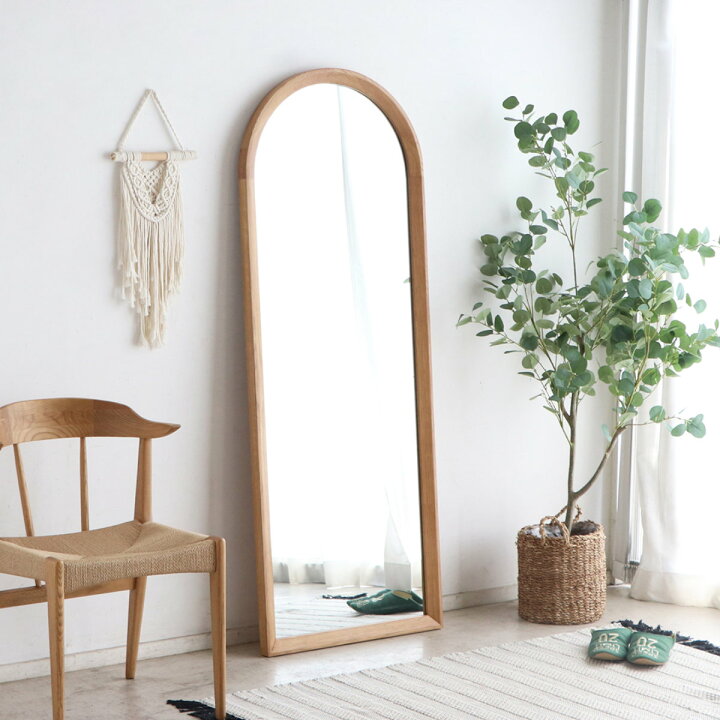 楽天市場】スタンドミラー 全身 60×160cm アーチ型 シーナ スタイル  