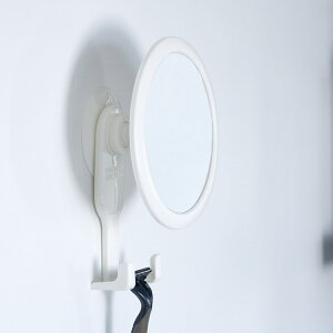 ミラー お風呂 くもらないミラー 直径13.1cm くもらない ( 鏡 風呂 くもり止め バスミラー ガラス 丸 日本製 角度調節 フック付 壁掛け 壁掛け鏡 かがみ カガミ 壁面 シンプル ) 【39ショップ