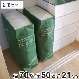 収納袋 ストレージブックス 幅70×奥行50×高さ21cm 2冊セット （ 布団収納 棚上 収納 マルチ収納 クローゼット収納 本型 ブック型 布団 ふとん 衣類 整理 衣類整理 すき間収納 クローゼット 布団袋 衣類収納 衣類袋 おしゃれ ） 【39ショップ】