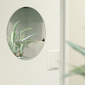 バスミラー ピタッとミラー 楕円 ミラー 鏡 お風呂 粘着 割れない ( バス 浴室 シャワールーム アクリルミラー 軽量 割れにくい だ円 オーバル バスルーム トイレ 玄関 壁 後付け 粘着テープ