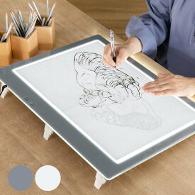 トレース台 B3 薄型LED トレビュアー B3-450 （ TREVIEWER 日本製 7段階調光 3年保証 軽量 ライトボード ACアダプター アクリル トレース 台 3段階傾斜 イラスト アニメ 漫画 マンガ 手芸 トレス台 検査台 透写台 ）【39ショップ】