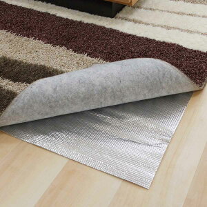 保温シート アルミマット 防ダニ ほかほかDX 1.5畳 折り畳みタイプ ジョイント式 ( 2枚入 60×170 厚さ5mm 防音1級 断熱シート 保温マット ホットカーペット 断熱マット カーペット ラグ 絨毯 下