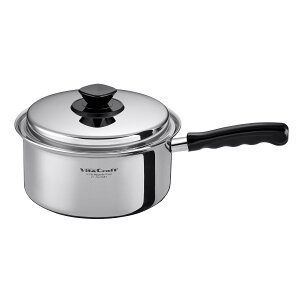 Vita Craft 片手鍋 3L IH対応 Vシリーズ ステンレス製 ( ビタクラフト ガス火対応 片手なべ 無水調理 鍋 蓋付き 19cm 無水鍋 調理鍋 なべ ソースパン 余熱調理 無油調理 5層構造 )【39ショップ】