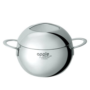 ビタクラフト 無水調理鍋 18cm 2.7L IH対応 アップル 両手鍋 ( VitaCraft apple ガス火対応 両手なべ 無水調理 無油調理 余熱調理 蓋付き 18センチ 10年保証 ステンレス製 マルチ 万能 おしゃれ 揚げ
