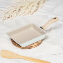 卵焼き器 13×18cm IH対応 ミディーズ （ ガス火対応 玉子焼き器 玉子焼きフライパン エッグパン フライパン 朝食 弁当 弁当作り 時短調理 お弁当作り ふっ素加工 フッ素加工 金属ヘラOK 軽い アルミ製 可愛い おしゃれ ）【39ショップ】