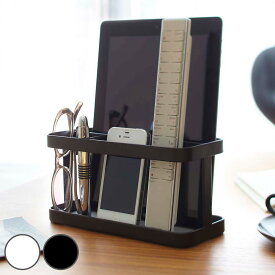 山崎実業 tower タブレット＆リモコンラック タワー （ 4903208073035 リモコンラック リモコン収納 タブレットスタンド タブレットラック リモコンホルダー リモコンスタンド リモコン立て 卓上収納 ）【39ショップ】