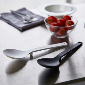 山崎実業 tower シリコーン調理スプーン タワー （ 4903208042727 シリコン製 キッチン ツール ホワイト ブラック キッチンツール お玉 レードル towerシリーズ 白 黒 計量スプーン yamazaki ）【39ショップ】