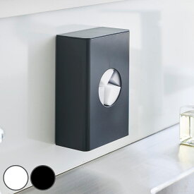 山崎実業 tower マグネット水切りネットホルダー タワー （ 4903208017152 タワーシリーズ 水切りネット ホルダー マグネット 磁石 水切りネットホルダー マグネット式 水切りネット収納 排水口ネット 浮かせる収納 浮かせて収納 ）【39ショップ】