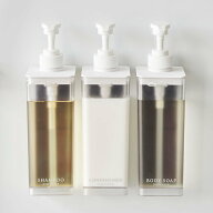 山崎実業 mist たっぷり洗剤が出るマグネットディスペンサー ミスト シャンプー コンディショナー ボディ…