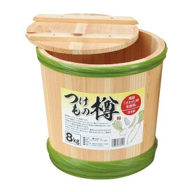 漬物ダル 8kg 木製 さわら 漬物桶 押しふた 袋付き （ つけもの樽 漬物樽 漬け物樽 漬け物桶 つけもの桶 自家製 手作り 漬け物 漬物 保存 保管 樽 容器 仕込み ）【39ショップ】