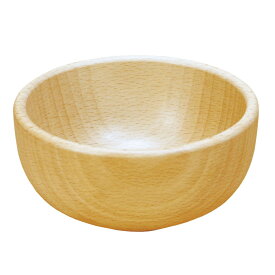 ボウル 9.5cm 小 子供用 木製 ブナ （ 椀 お椀 汁椀 子供用食器 子ども用 天然木 キッズ ジュニア 割れにくい 味噌汁 スープ サラダ デザート おやつ ナチュラル おしゃれ ） 【39ショップ】