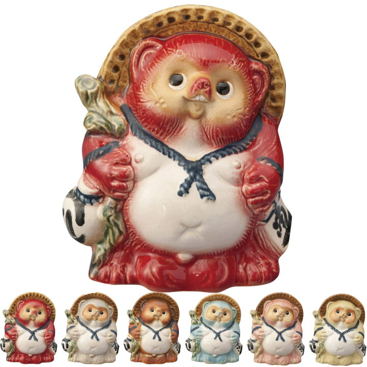 楽天市場】置物 ReTanuki 信楽焼 たぬき （ オブジェ インテリア 