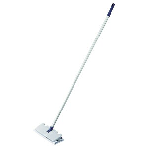 フローリングワイパー 長さ130cm ぞうきんワイパー ( フロアワイパー Wクリップ式 ワイド ぞうきん取り付け 可能 130センチ 長柄 床用ワイパー フロアーワイパー フローリング用 廊下 床掃除