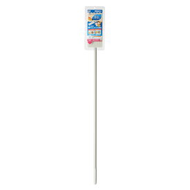 フローリングワイパー 1本柄 長さ111cm （ フロアワイパー 床用ワイパー フロアモップ フロアワイプ 幅25.6 奥行10 柄付き 長柄 フローリング 掃除用品 フローリング用 キッチン リギング 雑巾掛け ） 【39ショップ】