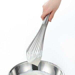 泡だて器 30cm 料理のいろは しっかり泡立つプロの泡立て ステンレス製 日本製 ( 泡立て器 泡たて器 泡立器 ホイッパー ウィスク ピアノ線使用 製菓道具 お菓子作り 本格仕様 下ごしらえ用