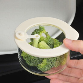 保存容器 電子レンジ対応 グラスコンテナ 270ml 500ml （ ガラス 耐熱ガラス 密閉 食洗機対応 オーブン対応 レンジ対応 冷蔵 冷凍 ガラス容器 食品保存 容器 耐熱容器 丸型 弁当箱 キャニスター 持ち運び 蓋付き 蒸気弁 ）【39ショップ】
