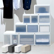 収納ケース 組み合わせて使える収納ケース クローゼット 引き出し 収納 スリム ミディ ワイド M L （ MOS…