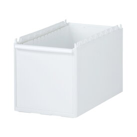ストッカー ユニット 深型 分別 高さ25.4cm 幅25.5cm スリムストレージ用 （ キッチン収納 隙間収納 スリム ラック サニタリー プラスチック製 シンク横収納 すき間収納 洗面所 脱衣所 キッチン 収納 パーツ 単体 ）【39ショップ】
