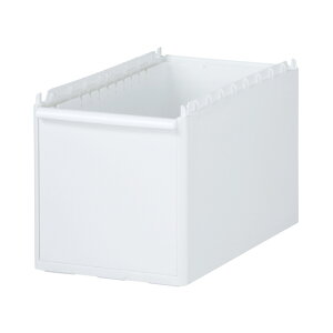 ストッカー ユニット 深型 分別 高さ25.4cm 幅25.5cm スリムストレージ用 ( キッチン収納 隙間収納 スリム ラック サニタリー プラスチック製 シンク横収納 すき間収納 洗面所 脱衣所 キッチン