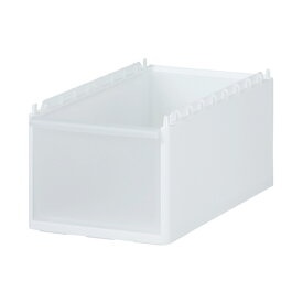 ストッカー ユニット 中型 高さ19cm 幅25.5cm スリムストレージ用 （ キッチン収納 隙間収納 スリム ラック サニタリー プラスチック製 シンク横収納 すき間収納 洗面所 脱衣所 キッチン 収納 パーツ 単体 ）【39ショップ】