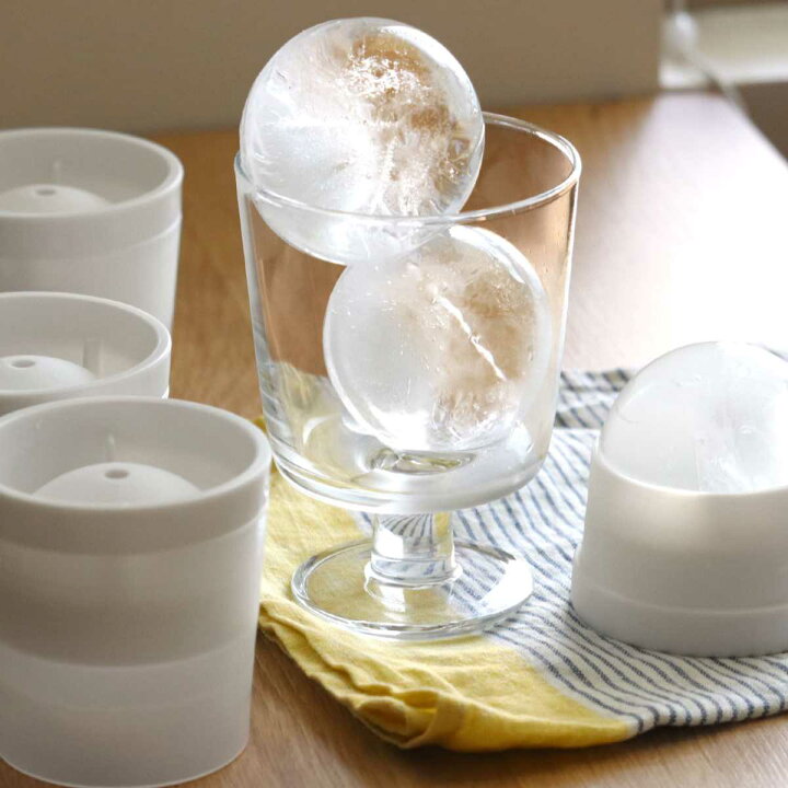 楽天市場】丸氷 製氷器 俺の丸氷 同色4個セット （ 氷 こおり 丸 製氷 