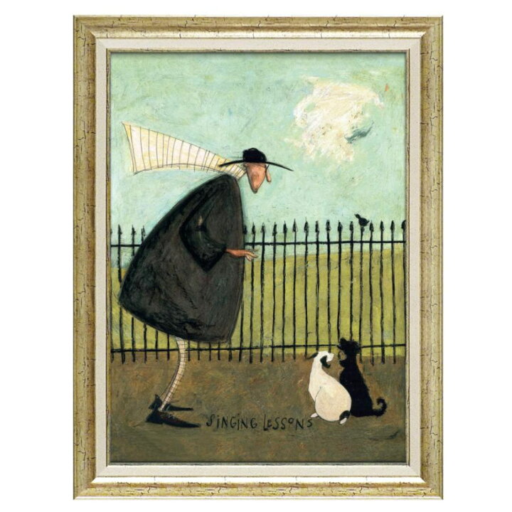 楽天市場】アートパネル サムトフト 『歌のレッスン』 54.5×71.5cm  