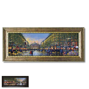 アートパネル ギィ デサップ 105×44cm ( 絵画 絵 アート インテリア 額 額入り 壁掛け おしゃれ ゲル加工 風景画 横長 ポスター アートフレーム アートポスター ウォールアート パネル 額付き