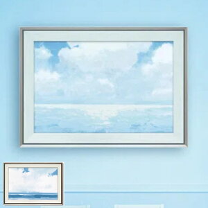 アートパネル ジェームス ウィーンズ 70.5×50.5cm ( 絵画 絵 アート インテリア 額 額入り 壁掛け おしゃれ ゲル加工 風景 海 空 ポスター アートフレーム アートポスター ウォールアート パネ
