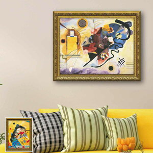 アートパネル ミュージアムアートシリーズ カンディンスキー 74×59cm ( 絵画 絵 アート インテリア 額入り 壁掛け おしゃれ ゲル加工 抽象画 ポスター アートフレーム アートポスター 額付き