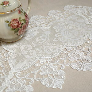 �e�[�u���Z���^�[�@���[�X ��30x45cm �������H �_�}�X�N���W���J�[�h�D �� ���[�Y ���`�[�t �M���s�[�� ���[�X�������̂���􂦂�e�[�u���Z���^�[