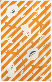 にじゆら 手ぬぐい Happy Halloween かぼちゃ [everyday 60 tenugui]