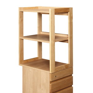 堀田木工 フレンド 42 上置き ラック 学習デスク 本棚 完成品 日本製 自然塗料 国産 ナチュラル