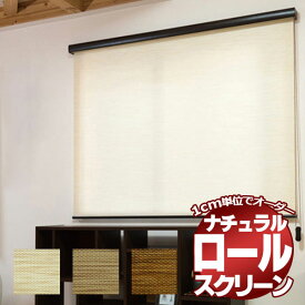 ロールスクリーン 目隠しや間仕切りとしても使用可能 ロールカーテン 木ネジタイプ 既製品 エクシヴ ナチュラルタイプ ●80x220cm