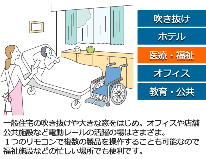 楽天市場】【ポイント最大37倍】電動カーテンレール タチカワ ホーム 