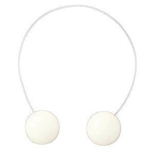 オーダーカーテンとカーテンレールに合わせ、カーテンアクセサリータッセルで窓辺をドレスアップ★スタイルマグネットC(1コ)★ホワイト