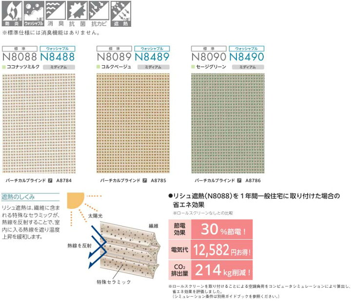 楽天市場】【ポイント最大22倍・送料無料】ニチベイ ロールスクリーン 