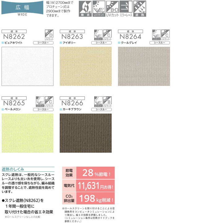楽天市場】【ポイント最大22倍・送料無料】ニチベイ ロールスクリーン 