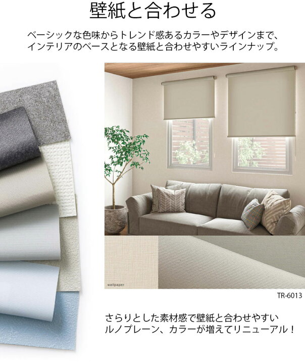 楽天市場】【ポイント最大22倍・送料無料】ロールスクリーン トーソー 