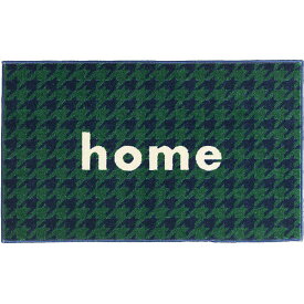【送料無料】デザイナーによる厳選された玄関マット matlier kahou home_navy&green (CD00009)