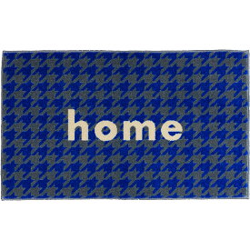 【送料無料】デザイナーによる厳選された玄関マット matlier kahou home_blue&grey (CD00011)