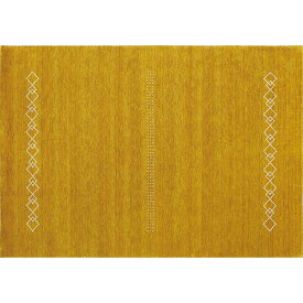 【送料無料 条件付き】ラグ マット モリヨシ WORLD CARPET　Wool Hand Loom DOUBLE FACE ダブルフェイス Gold 約200×250cm